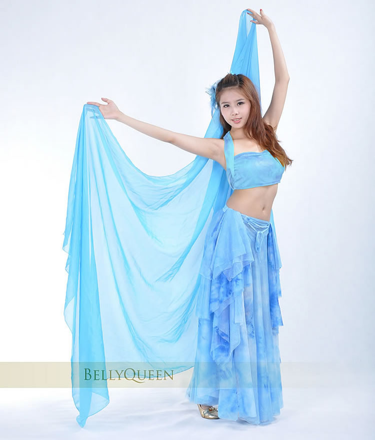 Dancewear Chiffon Belly Dance Veil For Women 250 cm*120cm