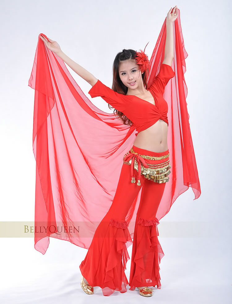 Dancewear Chiffon Belly Dance Veil For Women 250 cm*120cm