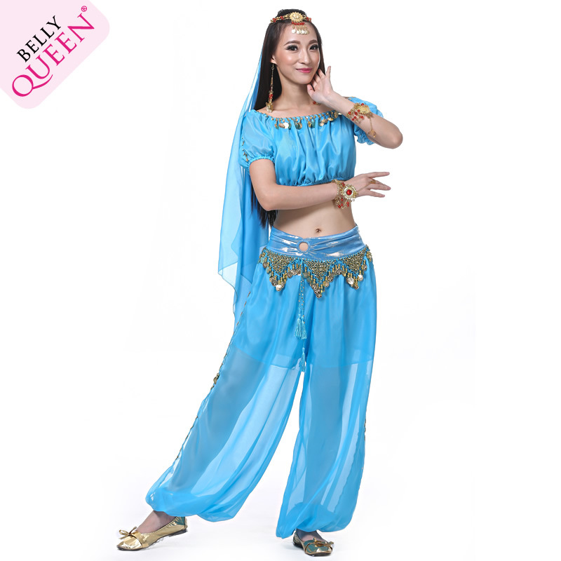 2 Pieces Dancewear Polyester Belly Dancing Costumes For Ladies