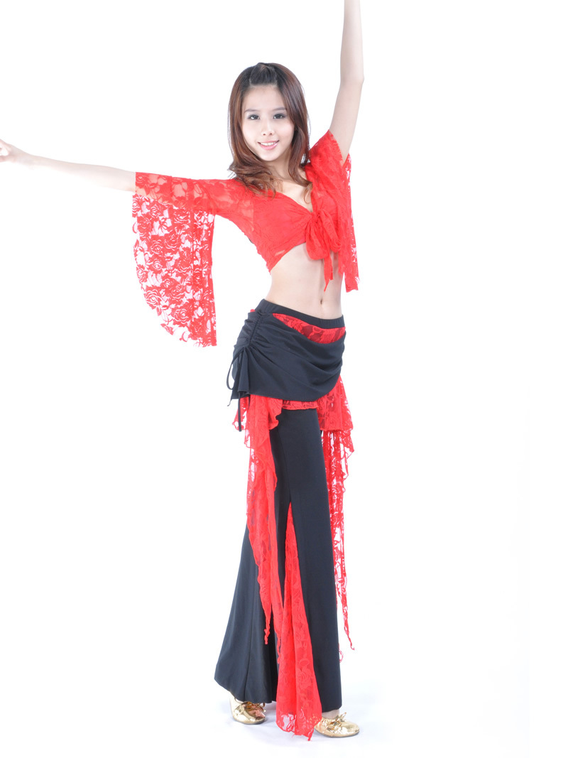 Dancewear Lace Belly Dance Costumes For Ladies More Colors