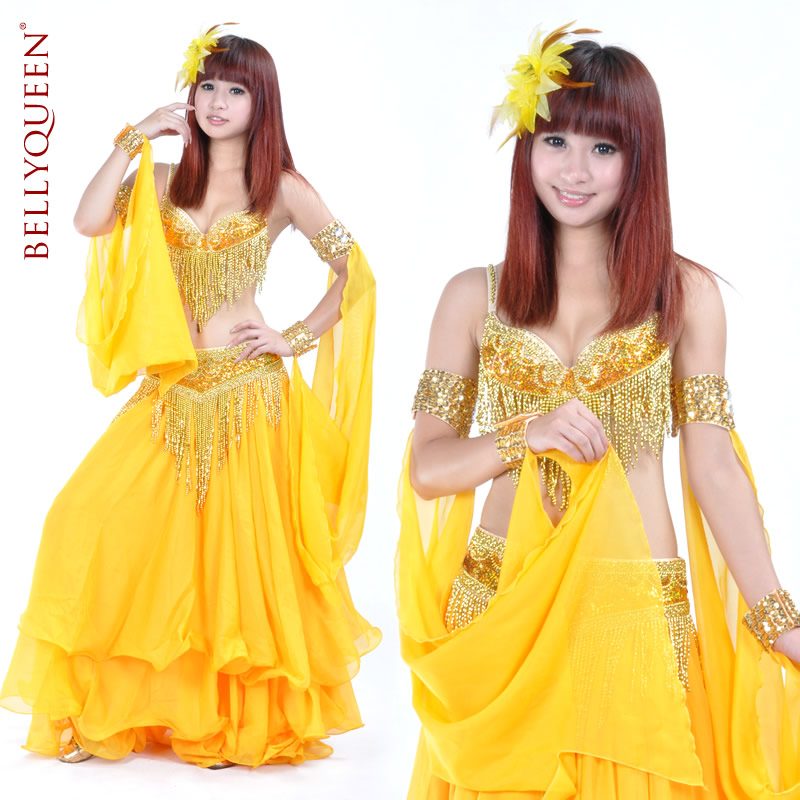 Dance Outfits Polyester Belly Dance Costumes For Ladies More Colors