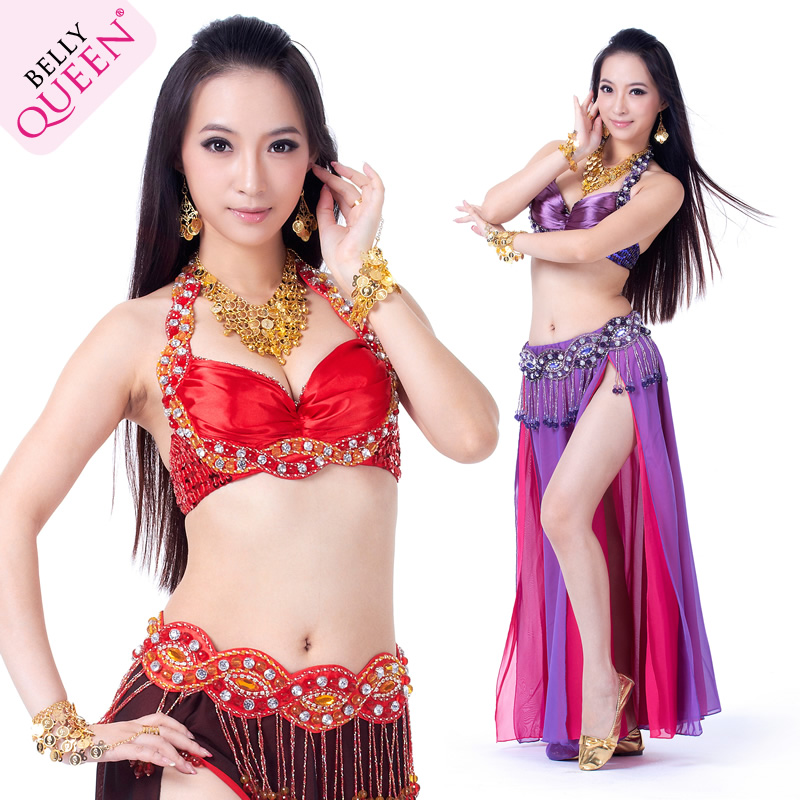 Wholesale Dancewear Polyester Belly Dance Performance Costumes For Women More Colors
