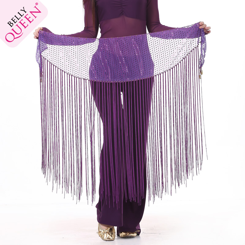 Belly Dance Hip Scarf With Tassel For Ladies More Colors