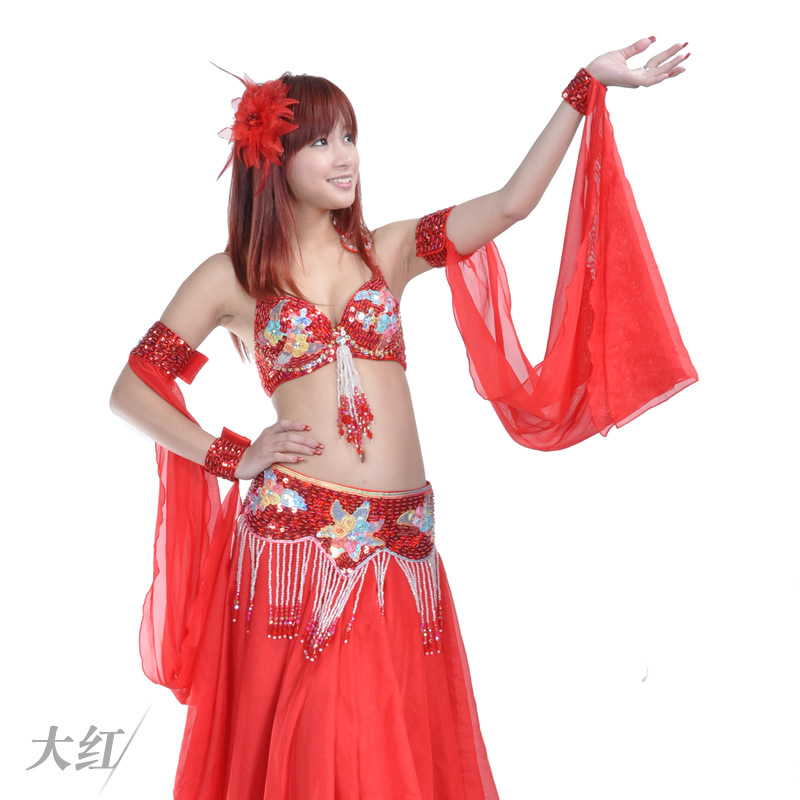 Dancewear Chiffon Belly Dance Sleeves 2 pieces More colors