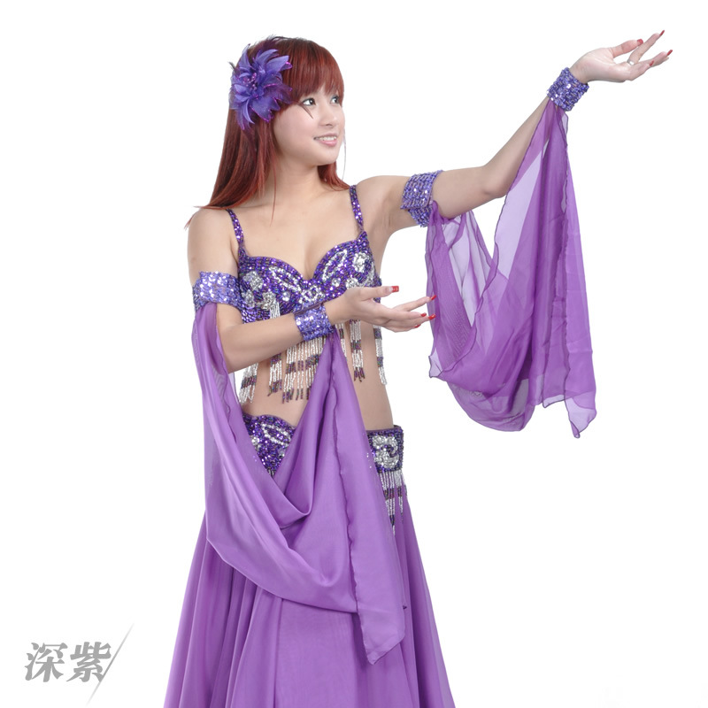 Dancewear Chiffon Belly Dance Sleeves 2 pieces More colors