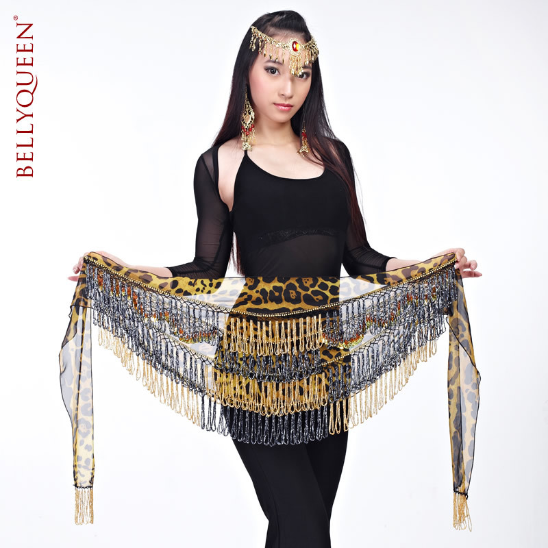 Dancewear Polyester Leopard Belly Dance Hip Scarf More Colors