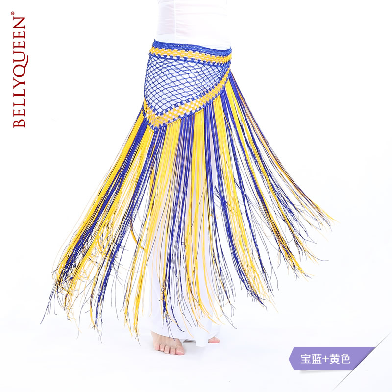 Dancewear Polyester Belly Dance Hip Scarf With Tassels More Colors
