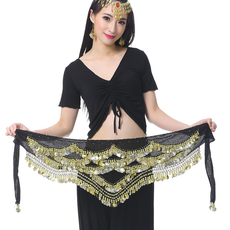 Dancewear Velvet Performance Belly Dancer Belt For Ladies